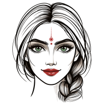 DALL·E 2024-02-17 21.51.10 - Create an image of a sophisticated adult woman's face with a cute yet mature charm, in the style of a minimalist line drawing. She should have captiva (1)